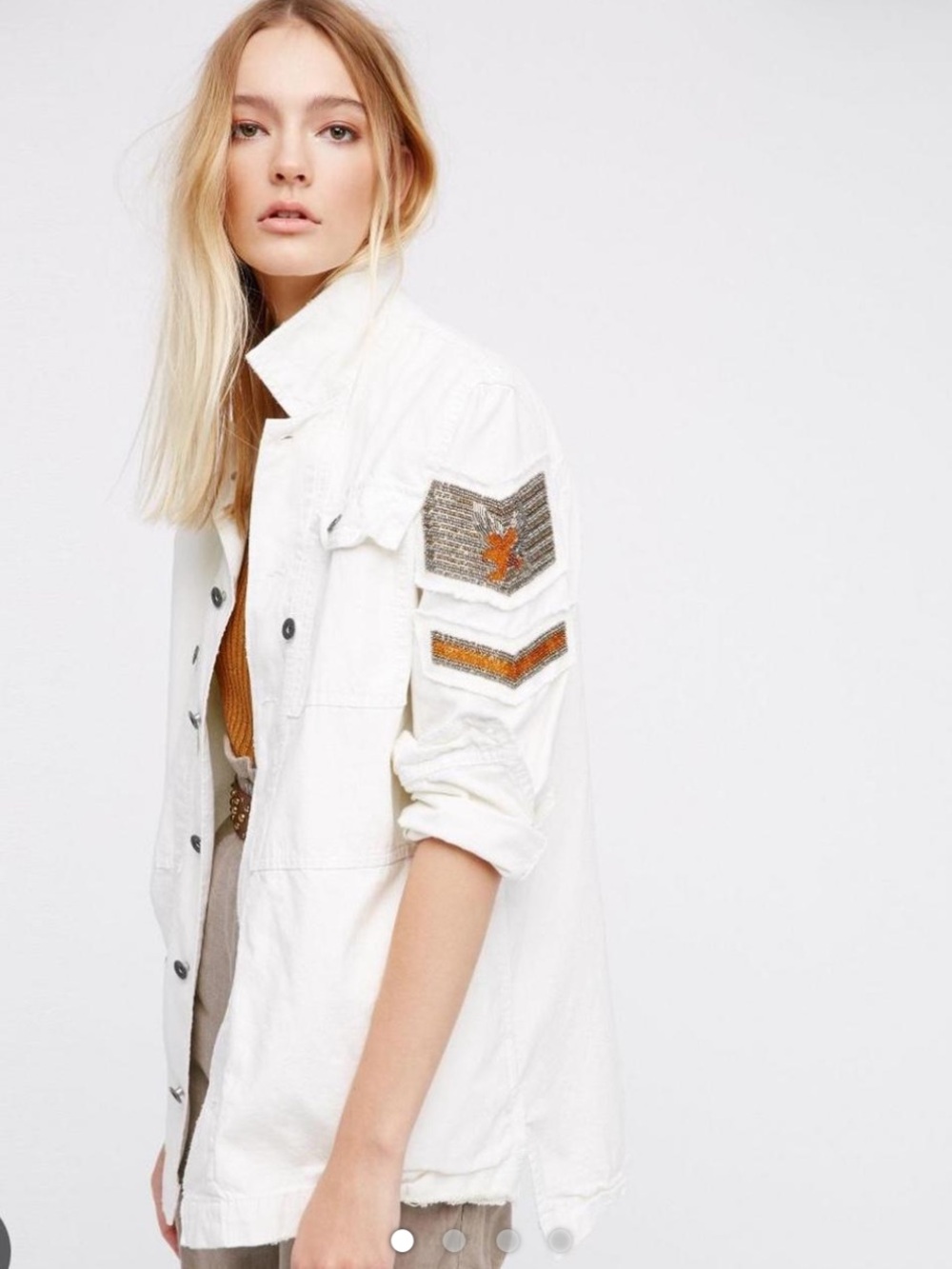 Free People military jacket